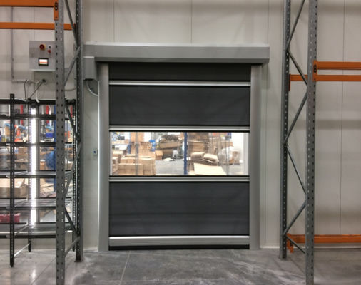Basso mantenimento Alta velocità PVC Rollo Up Rapid Shutter Door 304 Materiale in acciaio inossidabile per isolamento termico