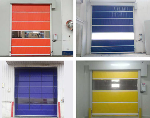 Porta a velocita' elevata in PVC a rullo a velocita' di chiusura 304 in acciaio inossidabile