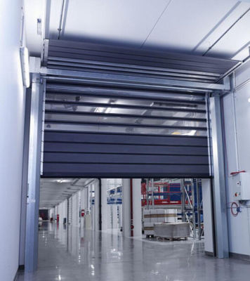 Porta a spirale ad alta velocità di alte prestazioni di alluminio ad alta velocità di sicurezza Efficienza di alimentazione garantita 220V/50HZ Velocità di chiusura 0,8m/s