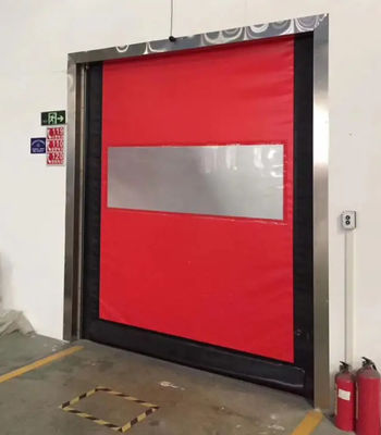 Durabilità Moderna Alta Velocità Pvc Rollo Up Rapid Shutter Door 304 Materiale in acciaio inossidabile Stoccaggio automatico Pvc Frozen Cooler Doors