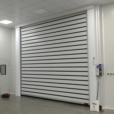 Efficienza di sicurezza della porta a spirale trasparente in alluminio ad alta velocità personalizzata per comodità