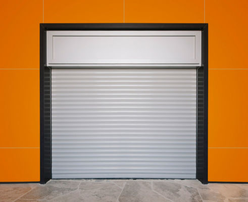 Facile installazione Alta velocità PVC Roll Up Rapid Shutter Door 304 in acciaio inossidabile Modern Design Zipper