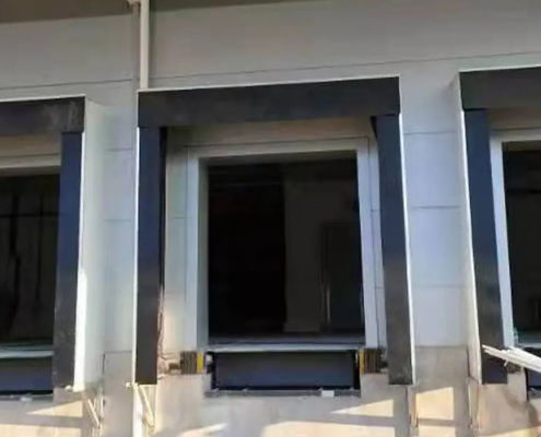 Industrial regolabile gonfiabile isolato ermetico sigillato rifugio dock eccellente resistenza al fuoco e flessibilità