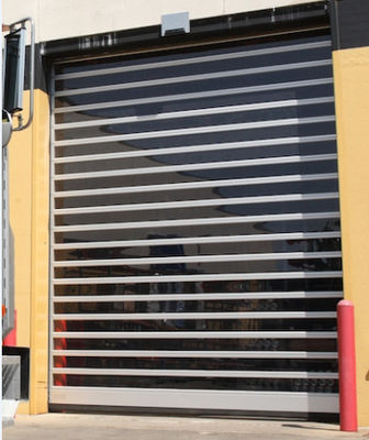 Efficienza Sicurezza Efficienza Resistenza al vento ≤2,0KN/m2 Velocità di apertura 0,8m/s Porta a spirale trasparente in alluminio ad alta velocità
