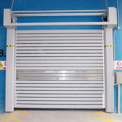 Porta a spirale trasparente ad alta velocità in alluminio Efficienza di sicurezza personalizzata in lega di alluminio