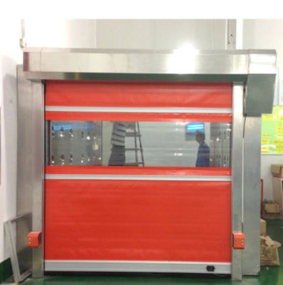 Alta velocità PVC Rollo Up Rapido Persiane Porta 304 Acciaio inossidabile Moderno Isolato Rapido funzionamento