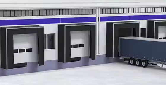 Flessibile industriale regolabile gonfiabile isolato ermetico sigillato rifugio dock eccellente resistenza ai raggi UV design durevole