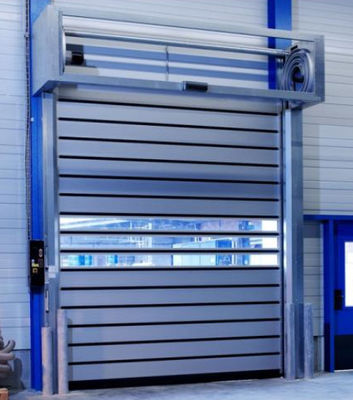 Basso mantenimento resistenza alle intemperie alta velocità PVC rotolo fino porta veloce persiana 304 in acciaio inossidabile