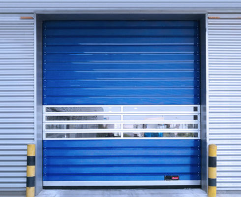 Porta a spirale trasparente ad alta velocità in alluminio