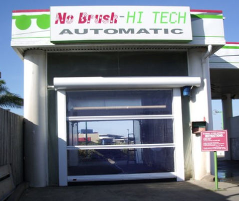 Struttura in acciaio per lavori pesanti Alta velocità PVC Rollo Up Rapid Shutter Door 304 Materiale in acciaio inossidabile per durabilità e isolamento