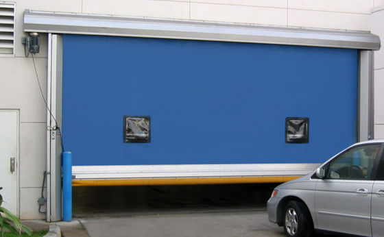 Struttura in acciaio per lavori pesanti Alta velocità PVC Rollo Up Rapid Shutter Door 304 Materiale in acciaio inossidabile per durabilità e isolamento