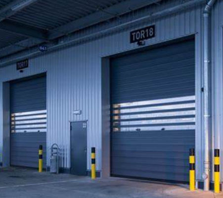 Efficienza Sicurezza Efficienza Aluminio Trasparente Porta a Spirale ad Alta Velocità Velocità di apertura 0,8 m/s Fornitore di alimentazione 220V/50HZ