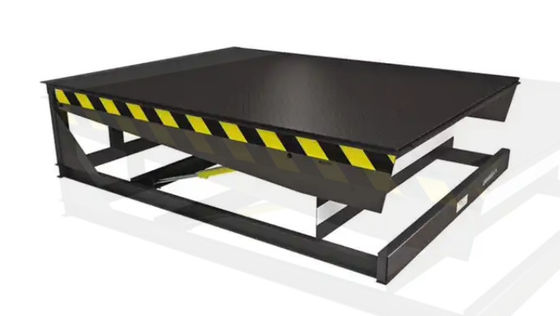 Polvere rivestito Meccanica Dock Door Levelers Hydraulic Workshop Automatic Dock Plate 25000-40000LBS Design sicuro