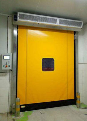 Conservatorio a freddo Alta velocità PVC Rollo Up Fast Shutter Zipper Doors Door 304 in acciaio inossidabile Materiale isolante Sì e manuale/automatico