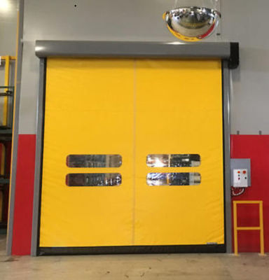 Conservatorio a freddo Alta velocità PVC Rollo Up Fast Shutter Zipper Doors Door 304 in acciaio inossidabile Materiale isolante Sì e manuale/automatico
