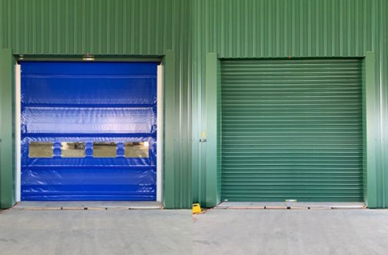 Prezzo di fabbrica Rapid Industrial Warehouse/factory Interior Manual/Automatic Operation High Speed PVC Roll Up Shutter Door 304 Materiale in acciaio inossidabile