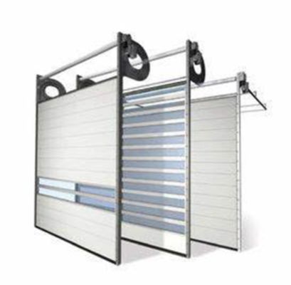 Sturdy Simple Fast Rolling Door Hard Material High Air Permeability Aluminum High Speed Spiral Door 0.75KW Motor Power for Efficiency and Safety