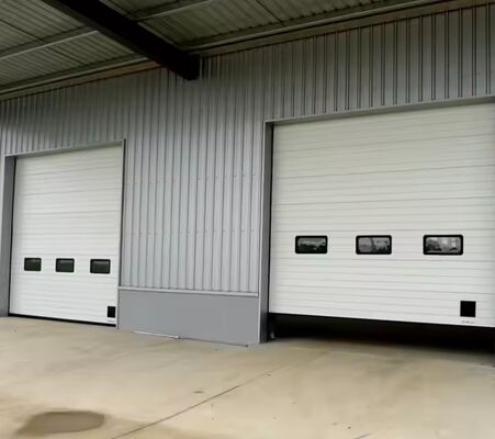 Automatico con controllo remoto porta a sezione 50 mm 80 mm spessore isolato porta a sezione garage commerciale porte a sezione isolamento acustico livello 24 DB