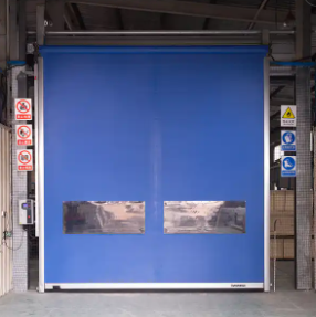 Fabbrica vendita diretta Riduzione del rumore Alta velocità PVC Roll Up Rapid Shutter Door 304 Materiale in acciaio inossidabile