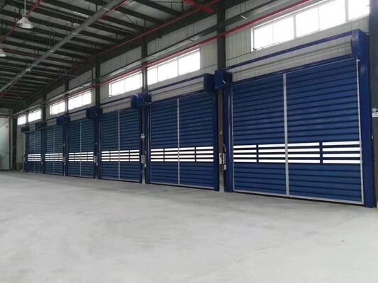 Potenza del motore della porta di apertura laterale elettrica 0.75KW Legatura di alluminio Isolata Porta a spirale ad alta velocità Efficienza di sicurezza Personalizzata su ordinazione