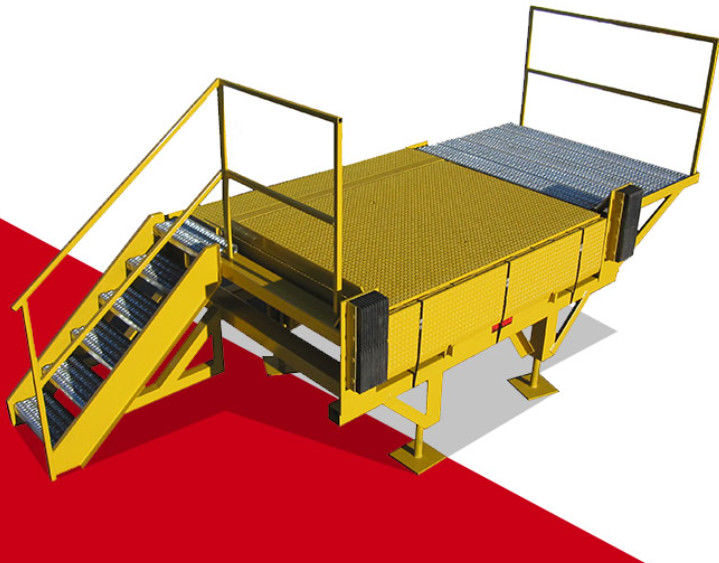 Rampata di livellamento del molo con sicurezza di carico del camion