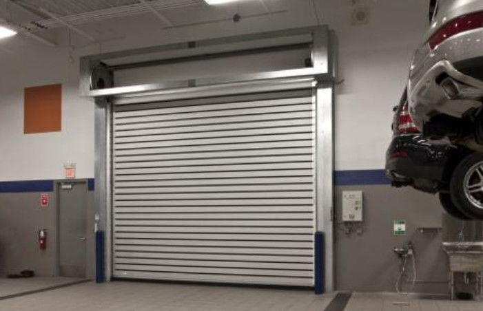 Esterno veloce di alluminio a rotolamento porta a spirale ad alta velocità alimentazione 220V / 50HZ duratura