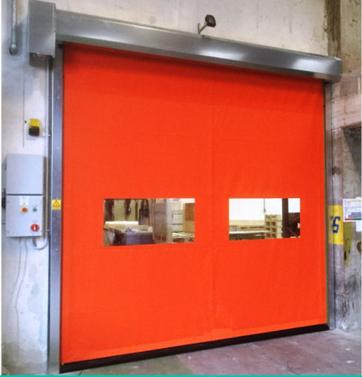 Pvc ad alta velocità rotolo a veloce chiusura porta 304 in acciaio inossidabile manutenzione bassa alta velocità impilamento pieghevole