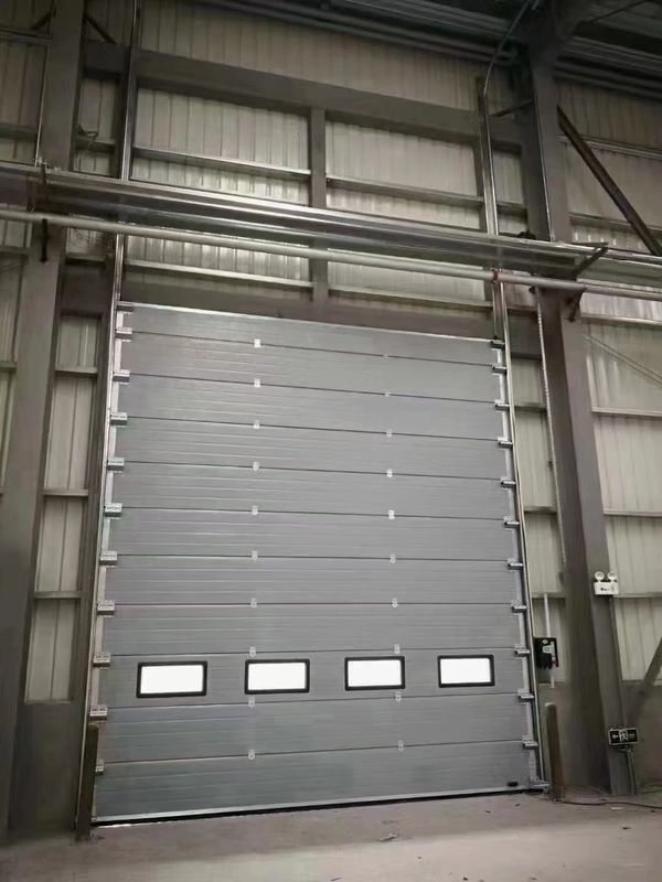 Porta a spirale trasparente ad alta velocità in alluminio per l'efficienza della sicurezza e porta a rotolamento industriale in lega di alluminio