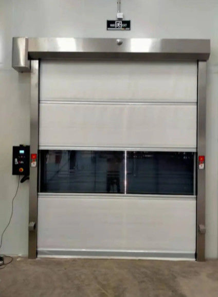 Porta a rulli veloci isolanti in acciaio ad alta resistenza manuale/automatica