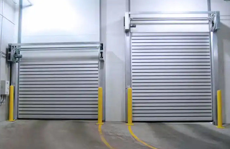 Porta a spirale motorizzata ad alta velocità con sensore fotoelettrico velocità 0,8 m/s e alimentazione 220V/50HZ