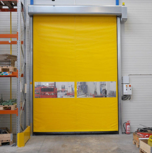 Moderna sicurezza Isolamento termico Porta a rulli rapidi con riduzione del rumore e resistenza alle intemperie Zipper auto riparazione porta