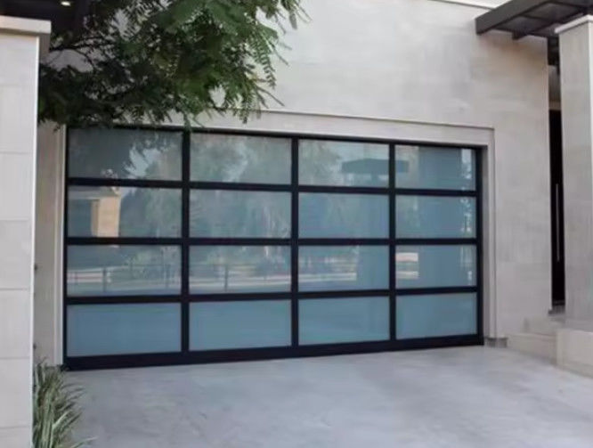 Porta di sicurezza in alluminio bianco con ottimo isolamento ed elegante rivestimento in polvere 9x8 9x7 16x7