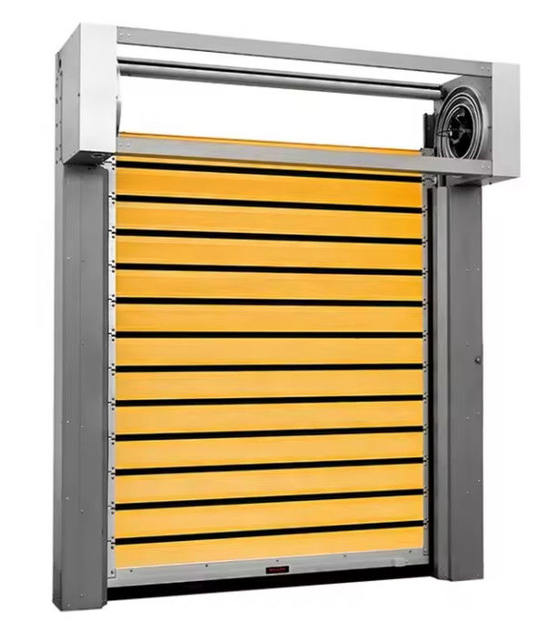 Porta a spirale a velocità controllata da PLC con velocità di apertura e chiusura di 0,8 m/s