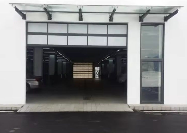Porta sezionale in alluminio a doppio vetro moderna con eccellente isolamento