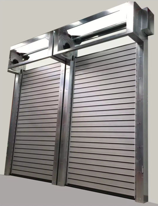 Porta a spirale con sensore fotoelettrico di velocità -20\u2103~ 50\u2103 Temperatura Controllo PLC Porta automatica ad alta velocità