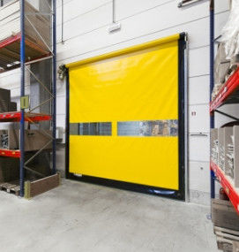 Porta a rulli rapidi con isolamento termico a basso mantenimento con deposito automatico in acciaio inossidabile 304