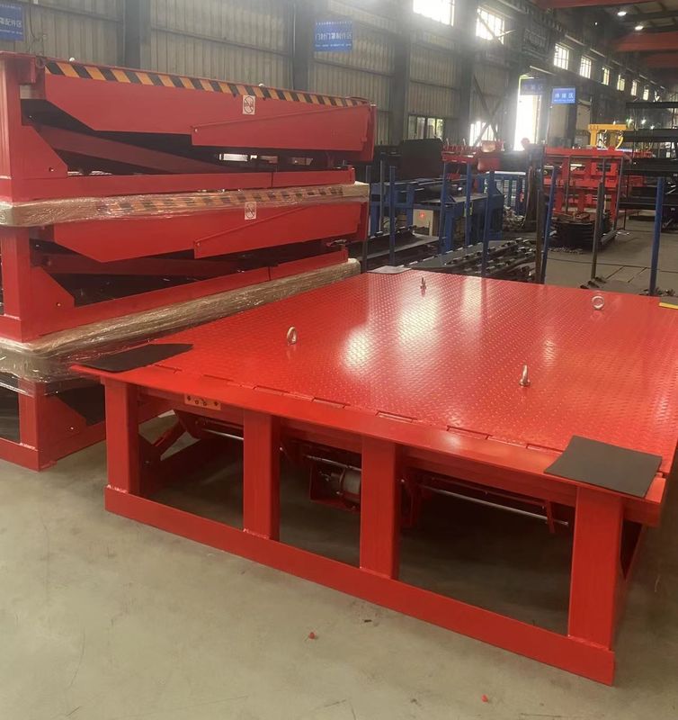 25000-40000LBS Capacità Workshop di progettazione sicura Dock automatico Plate Dock Door Levelers Heavy Duty idraulici