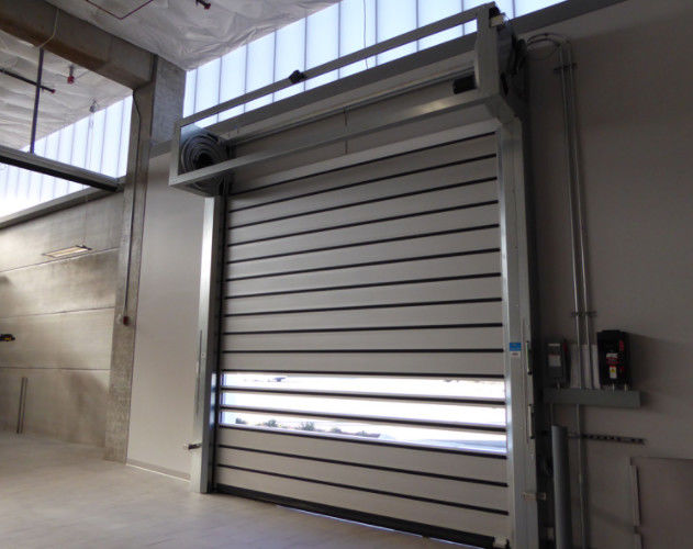 Porta rotante a spirale automatica industriale di alluminio metallico a velocità termica isolata di alluminio in lega a spirale