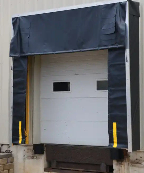Finito Sistema di carico regolabile Dock Door Shelter per l'industria Finito Posizione industriale Finito