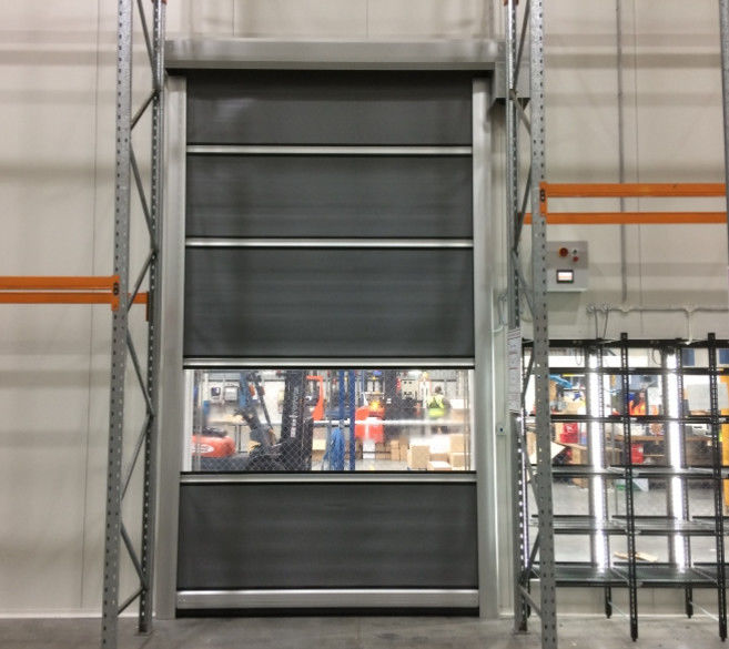Durabilità Moderna Alta Velocità Pvc Rollo Up Rapid Shutter Door 304 Materiale in acciaio inossidabile Stoccaggio automatico Pvc Frozen Cooler Doors