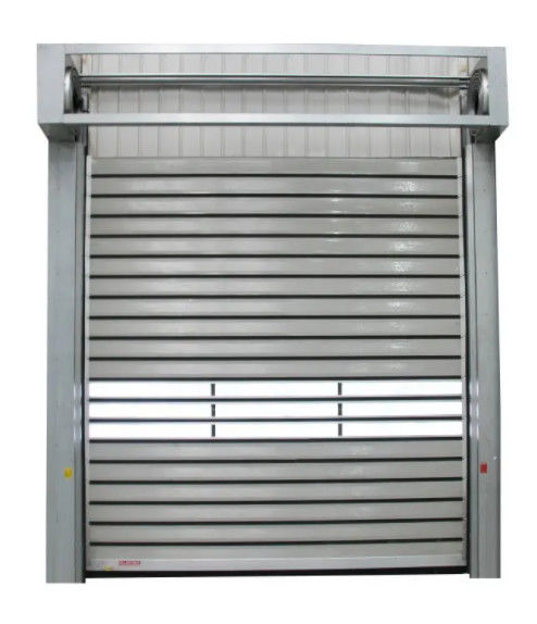 Sistema di sicurezza del sensore fotoelettrico Porta a spirale trasparente in alluminio ad alta velocità per una massima efficienza e prestazioni fluide