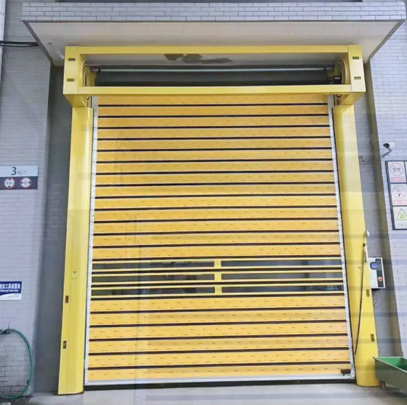 Controllo PLC della porta a spirale trasparente in alluminio perfetto combinazione di sicurezza ed efficienza