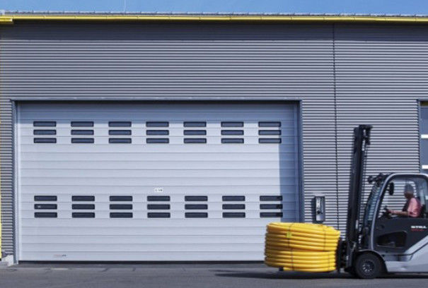 Porta a spirale metallica ad alta velocità Isolamento termico Industrial Roller Shutter Doors for Cold Storage Factory