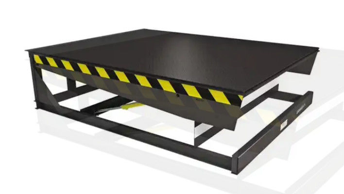 Polvere rivestito Meccanica Dock Door Levelers Hydraulic Workshop Automatic Dock Plate 25000-40000LBS Design sicuro