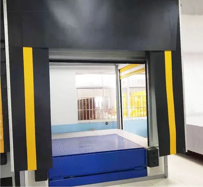 OEM all'ingrosso stile industriale esterno impermeabile eccellente resistenza alle intemperie industriale regolabile gonfiabile isolato ermetico sigillato rifugio dock flessibile e durevole