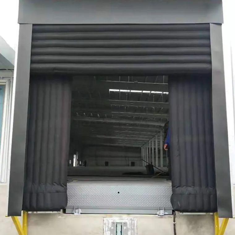 Sistema di caricamento regolabile ad alta durabilità Camion a risparmio energetico Container Baia di carico con airbagDock porta rifugio con colore personalizzato