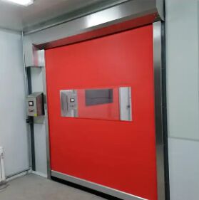 Riduzione del rumore Porte avvolgibili in PVC ad alta velocità Vendita diretta in fabbrica Alta qualità Antincendio automatico Tapparelle rapide a chiusura rapida Isolamento termico