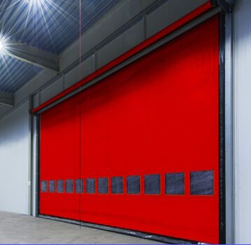 Rapido Automatico Alta Velocità PVC Rollo Up Rapido Persiane Porta 304 Acciaio inossidabile Velocità Rolling Freezer Persiane Porta Cold Storage