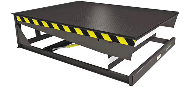 Rampa di carico idraulica automatica verticale retrattile per sollevamento e scarico da 6-20T, livellatore di banchina di carico fisso, personalizzato dal produttore, consegna rapida